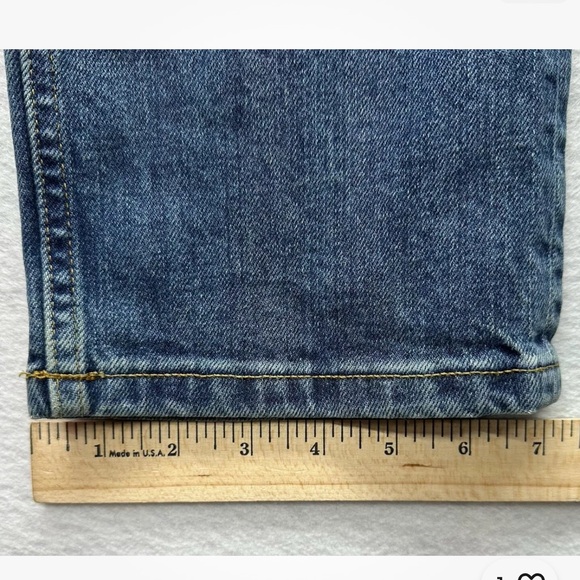 Everlane Jeans Women 28 Short Blue The Way High Organic Cotton Med Wash Straight - Picture 8 of 11